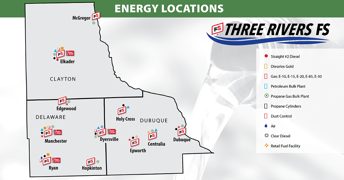Three Rivers FS Energy locations